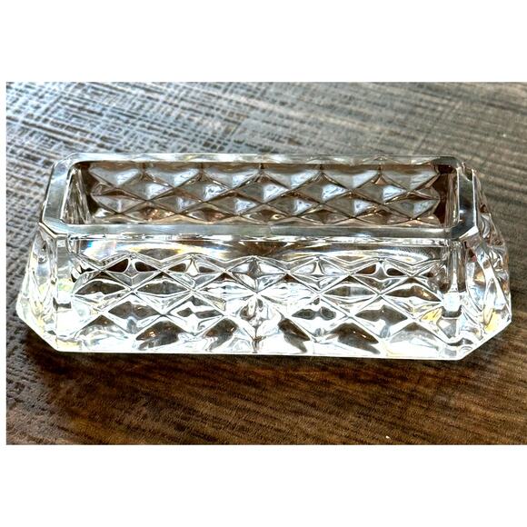 Waterford Crystal Westover Vintage Business Card Holder-Excellent - Picture 3 of 6